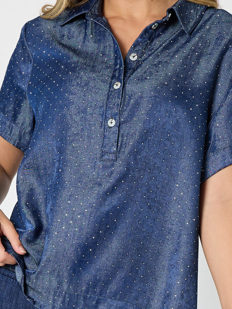 Threadz Urban Chic Diamante Top Style 49714