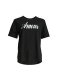 Threadz Amour Noir Embroidered Tee Style 50152