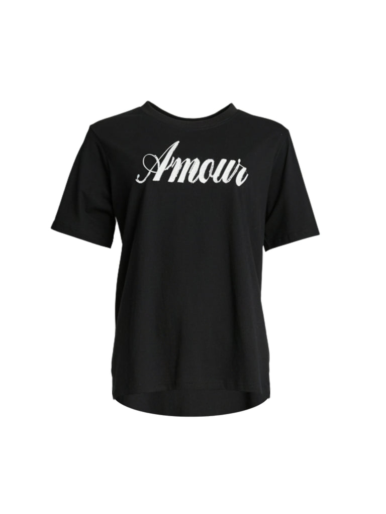 Threadz Amour Noir Embroidered Tee Style 50152