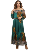 Ameise Loreta Emerald Silk Mix Dress
