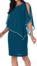 Frank Lyman Sparkle Overlay Dress 219203