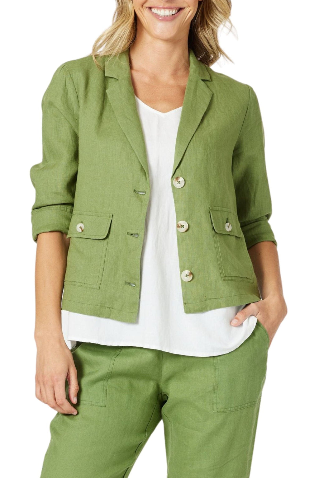 Gordon Smith Danielle Linen Jacket Style 37285